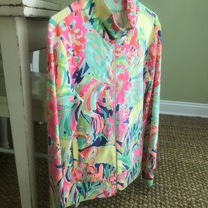 Lilly Pulitzer Reagan Zip Up Size Medium